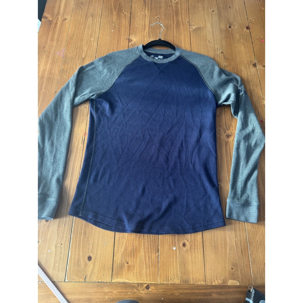 Under Armour‎ Loose Fit Thermal Long Sleeve Shirt Navy Grey SM